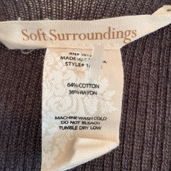Soft Sureoundings,Grecian knit cape, size: one size small - X large, EUC - Picture 8 of 10